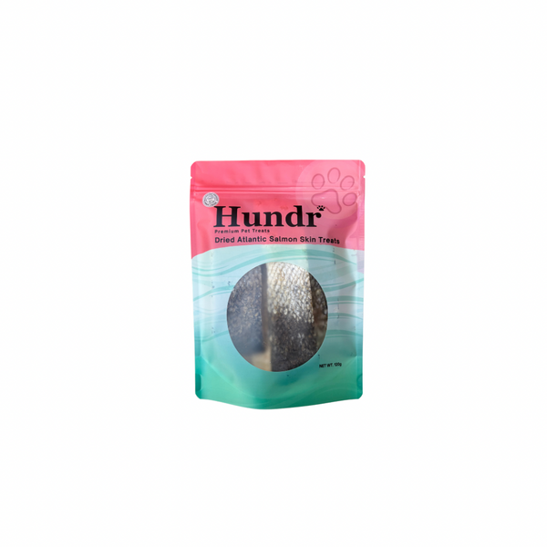 Dried Atlantic Salmon Skin Treats 120g