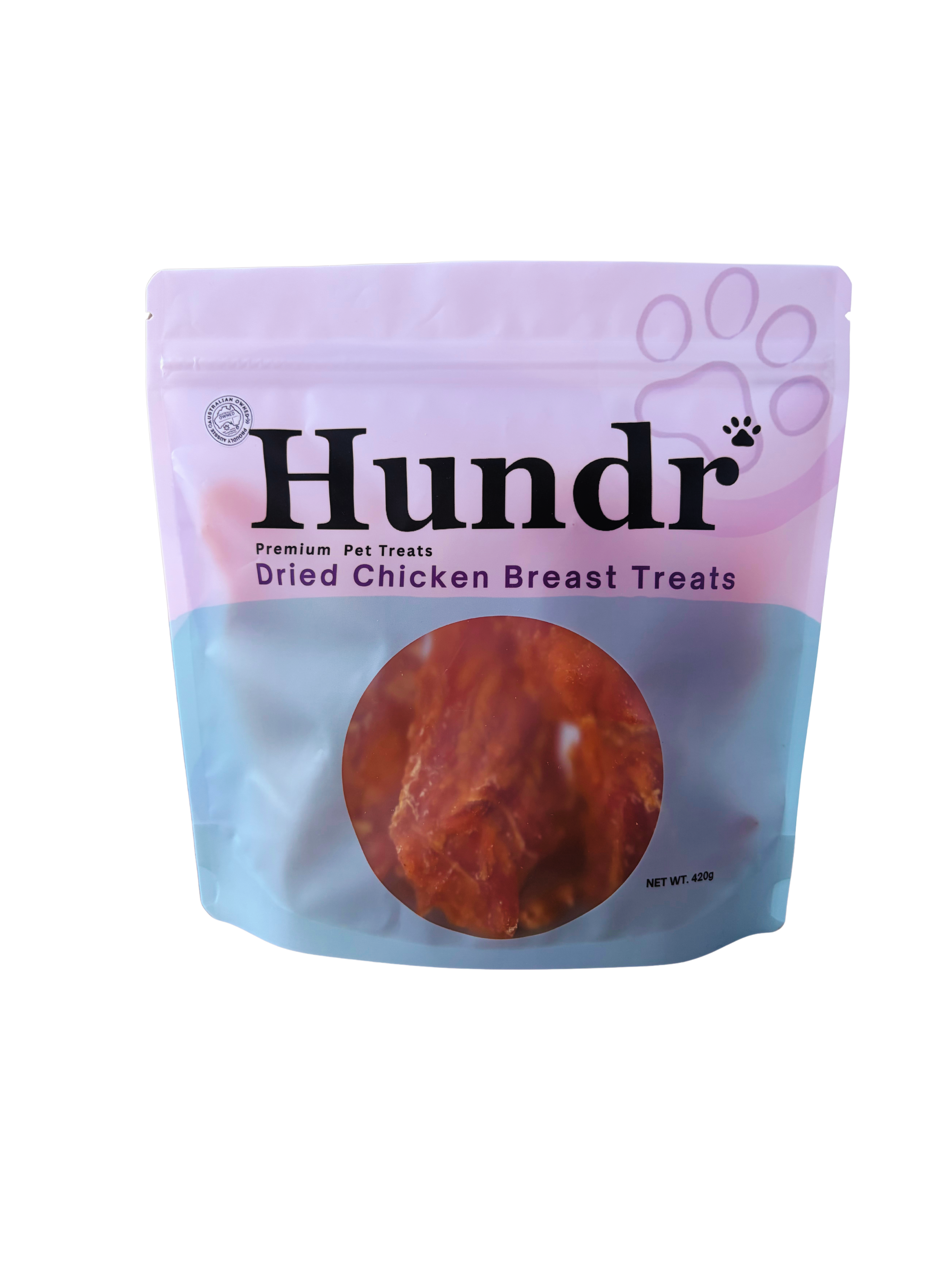 Hundr Dried Chicken Breast Dog Treats | 420g